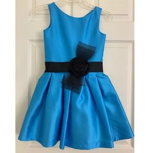 Zoe Ltd Blue girls party dress